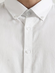 Soft Twill White Full Sleeve Shirt