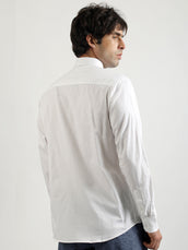 Soft Twill White Full Sleeve Shirt