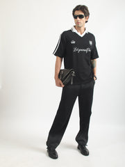 The Untold Black Half Sleeve T-Shirt
