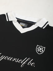 The Untold Black Half Sleeve T-Shirt