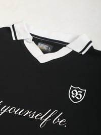The Untold Black Half Sleeve T-Shirt