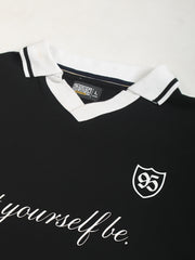 The Untold Black Half Sleeve T-Shirt