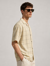 Resort Checks Beige Shirt