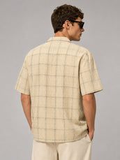Resort Checks Beige Shirt