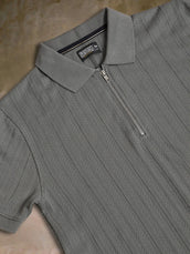 Ozone Dusty Green Half Sleeve Polo T-Shirt