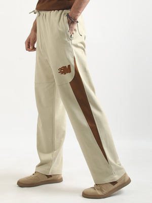 Applique Patch Biscuit Baggy Fit Trackpant