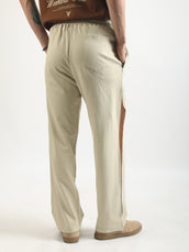 Applique Patch Biscuit Baggy Fit Trackpant