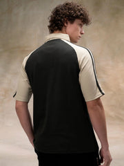 Born to Disrupt Olive Half Sleeve Polo T-Shirt