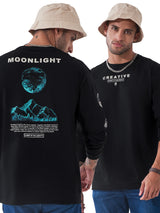 Moonlight black Oversized T-shirt