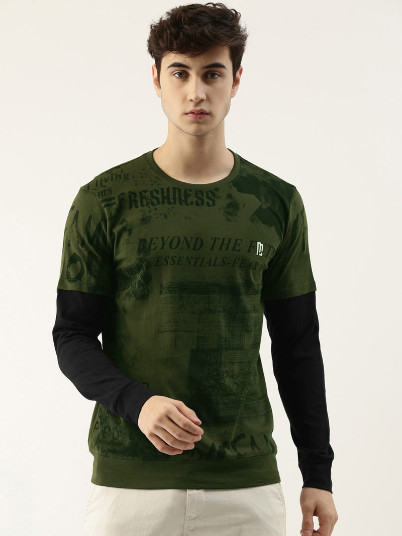 Freshness Olive Green T-shirt