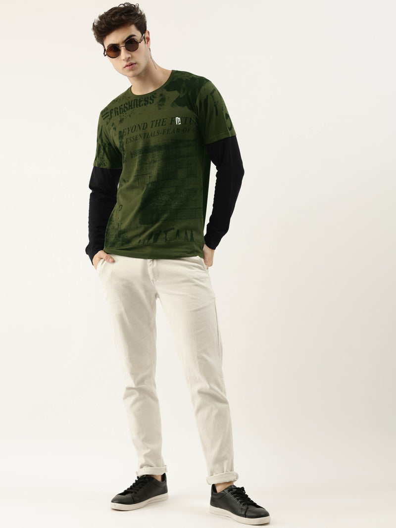 Freshness Olive Green T-shirt