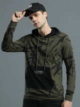 Adventure Olive Green Hoodie T-shirt