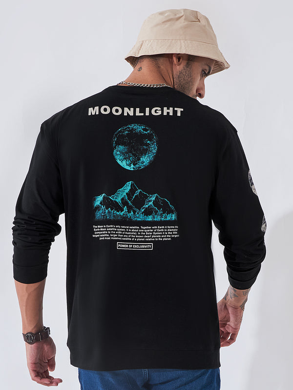 Moonlight black Oversized T-shirt