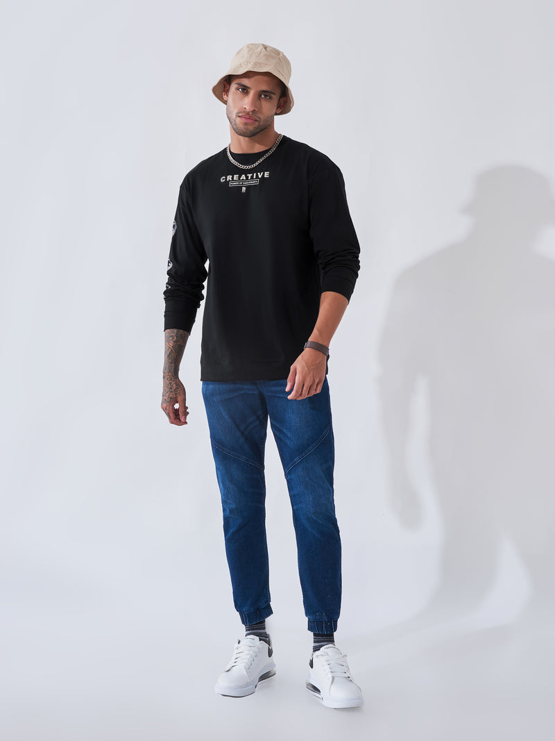 Moonlight black Oversized T-shirt