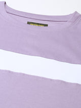 Radical Lavender White Oversized T-shirt