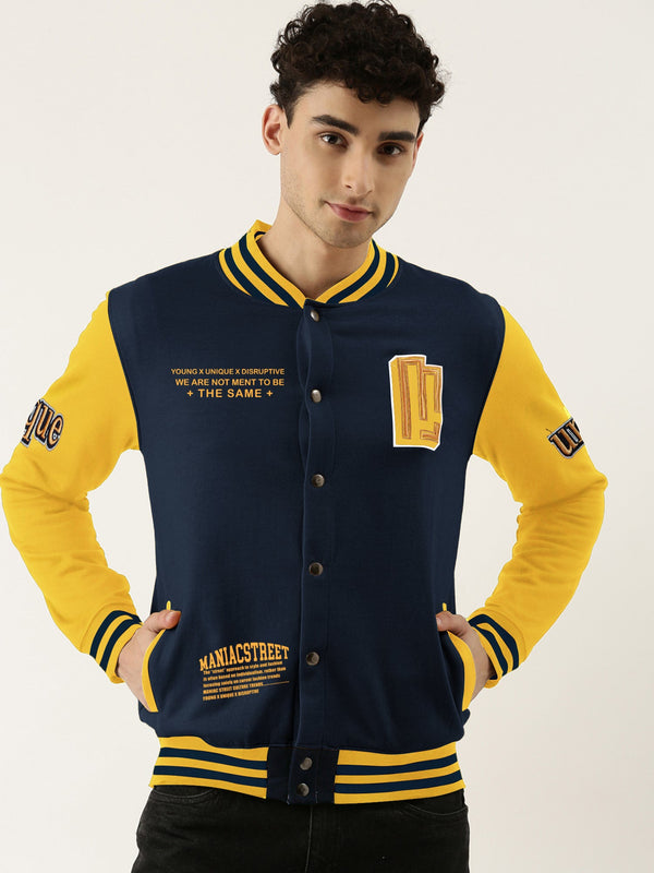 Maniac Street Navy Yellow Jacket