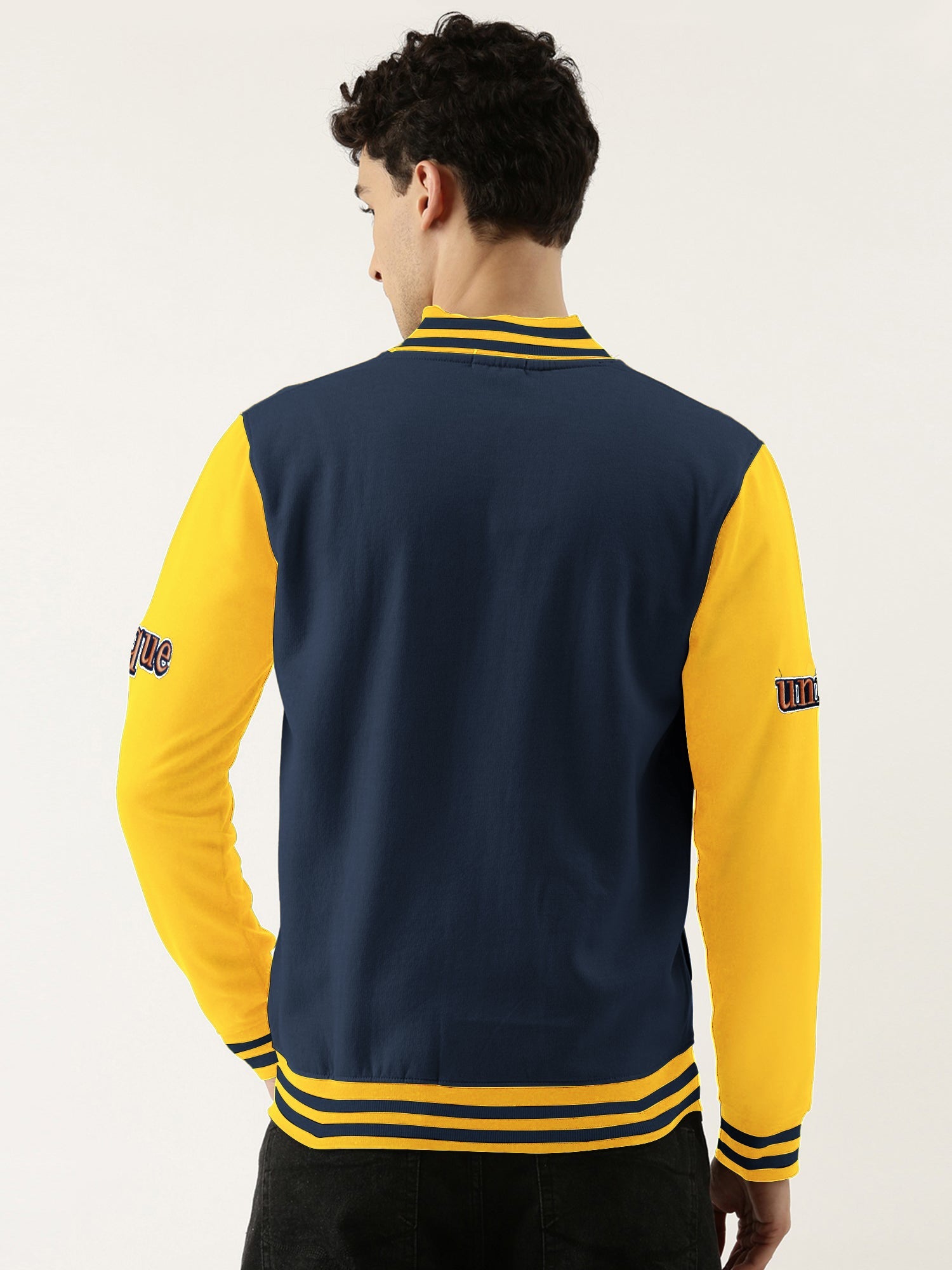 Maniac Street Navy Yellow Jacket