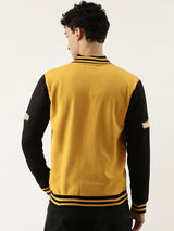 Buy New Perspective Black Yellow Varsity Jacketfrom Maniac Life store L