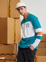 Unique Star Patrol Green Oversized Full Sleeve Polo T-Shirt
