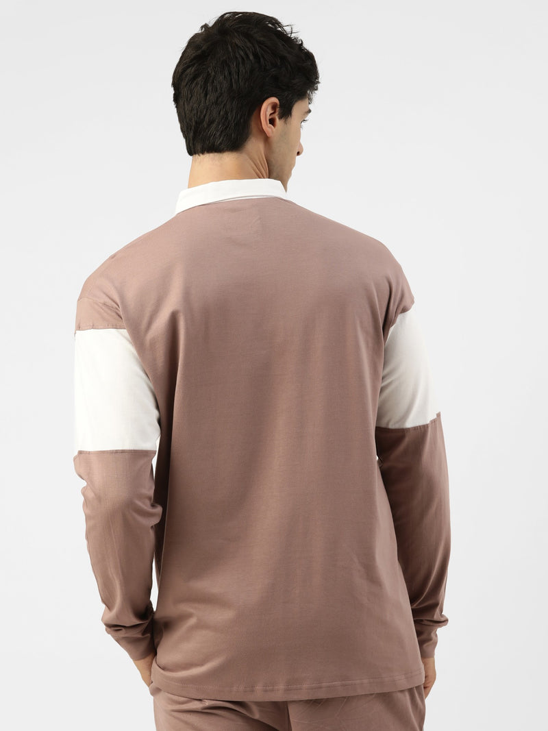 Offical Dusty Pink Oversized Polo T-Shirt