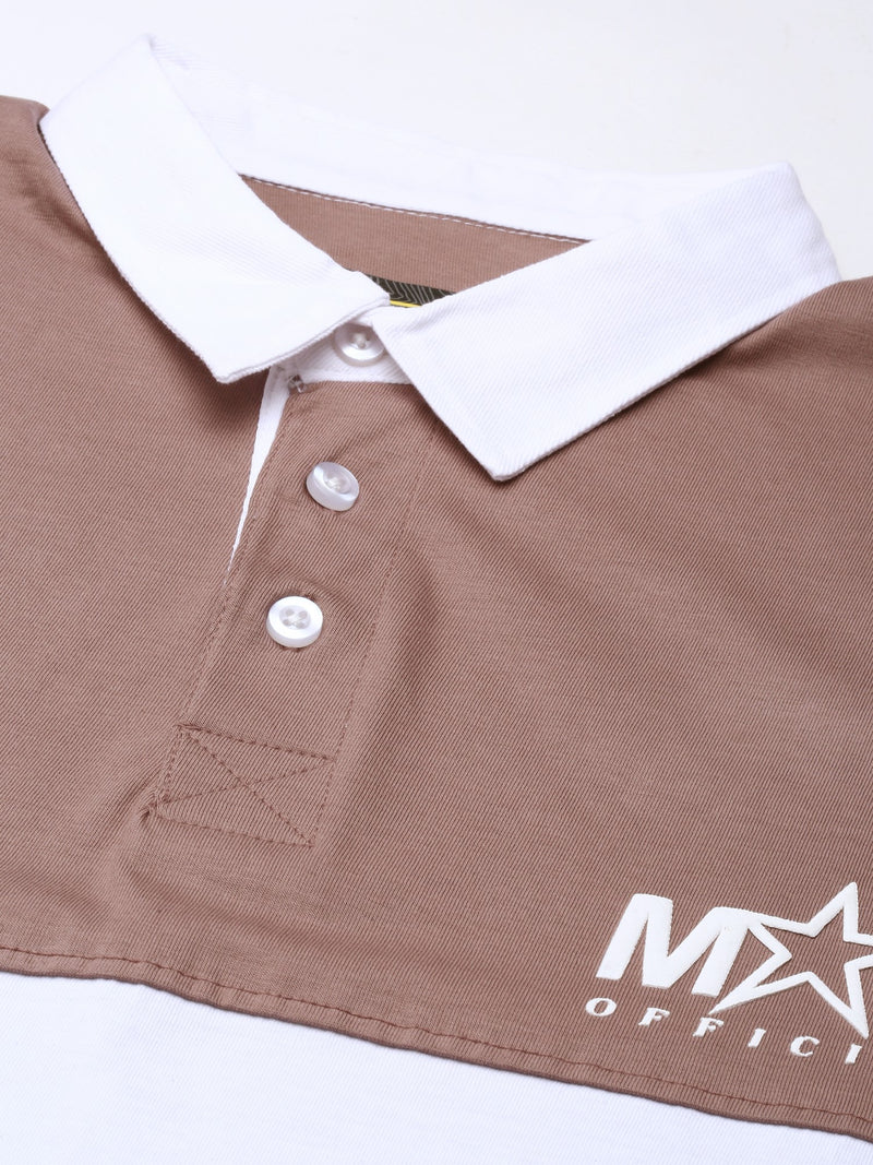 Offical Dusty Pink Oversized Polo T-Shirt