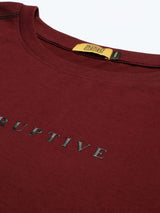 Corn Stitch Disruptive Burgundy T-shirt