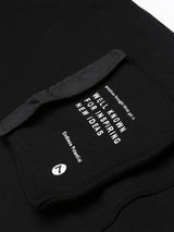 Nylon Panel Black Cargo Sweatshirt