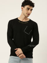 Contrast Trends Black Sweatshirt