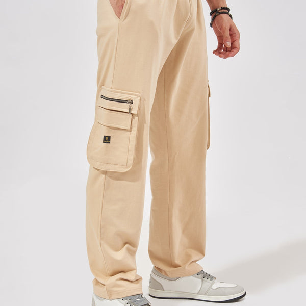 Baggy Side Zip Pocket Butterscotch Cargo