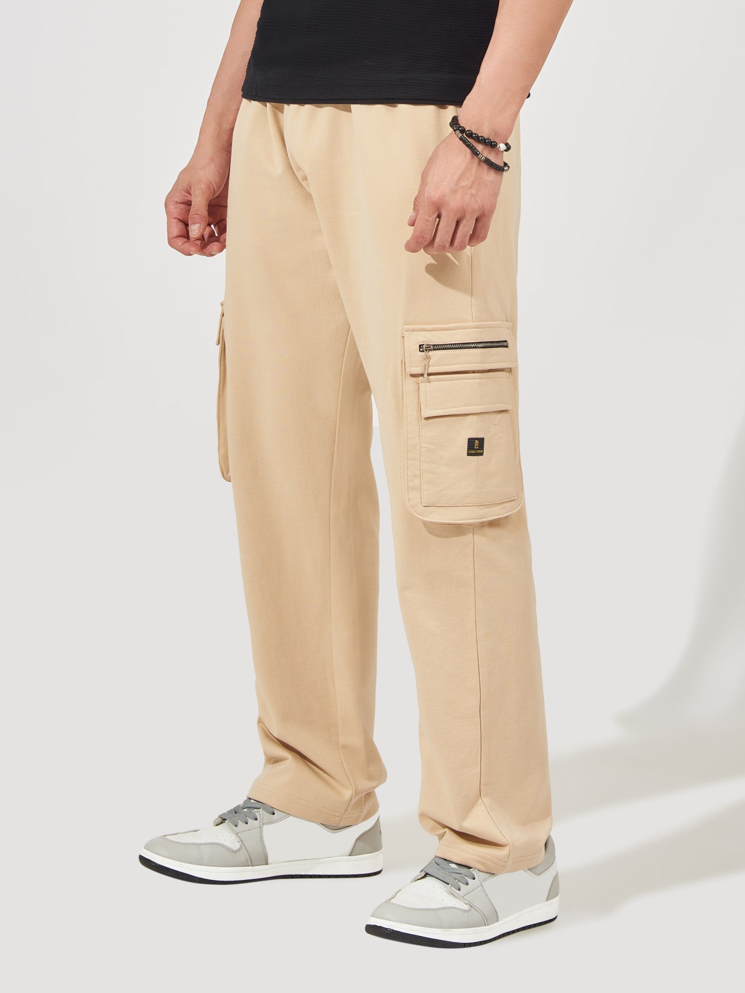 Baggy Side Zip Pocket Butterscotch Cargo