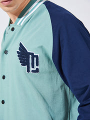 Official Berly Green Varsity Full Sleeve Jacket