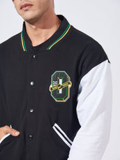 2008 Black White Full Sleeve Jacket