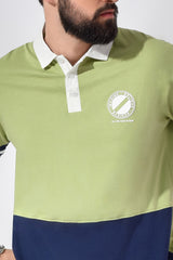 MM Green Lizard Varsity Oversized Polo T-shirt