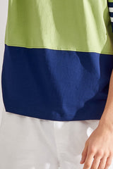 MM Green Lizard Varsity Oversized Polo T-shirt