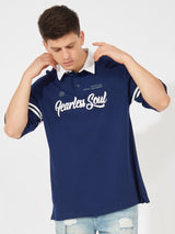 Soul Navy Oversized Polo T-Shirt