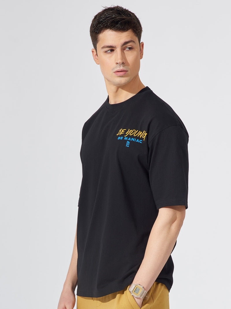 Young Black Oversized T-Shirt