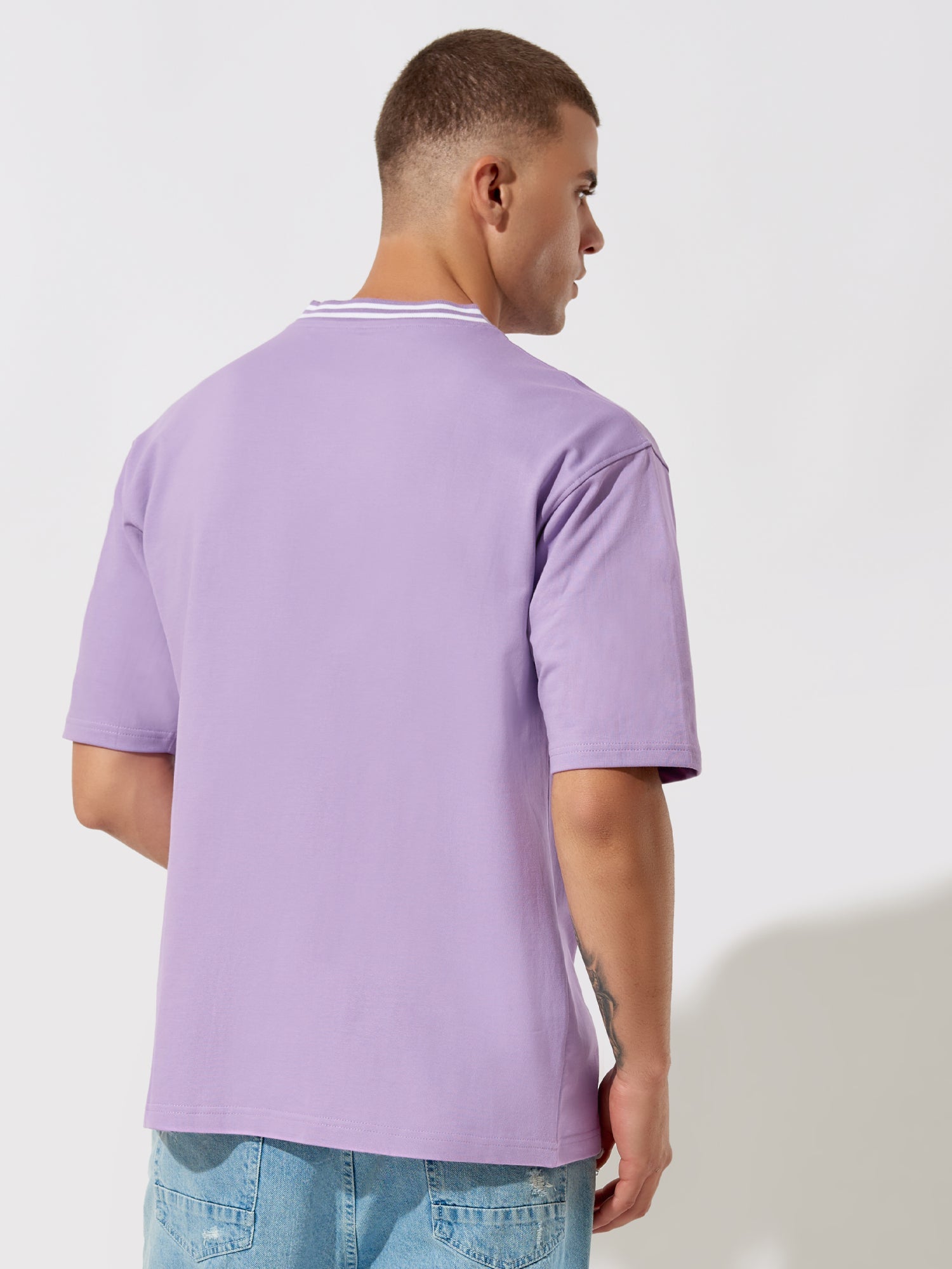 Buy Miami Tuck Lavender Oversized T-Shirtfrom Maniac Life store ...