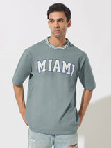 Miami Tuck Light Grey Oversized T-Shirt
