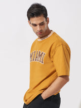 Miami Tuck Mustard Oversized T-Shirt
