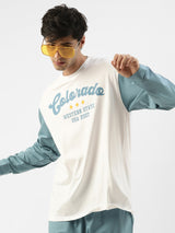 Colorado Blue White Oversized T-Shirt
