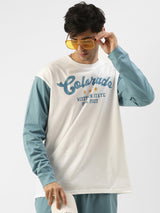 Colorado Blue White Oversized T-Shirt