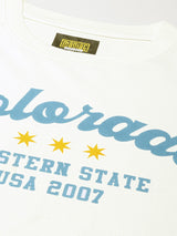 Colorado Blue White Oversized T-Shirt