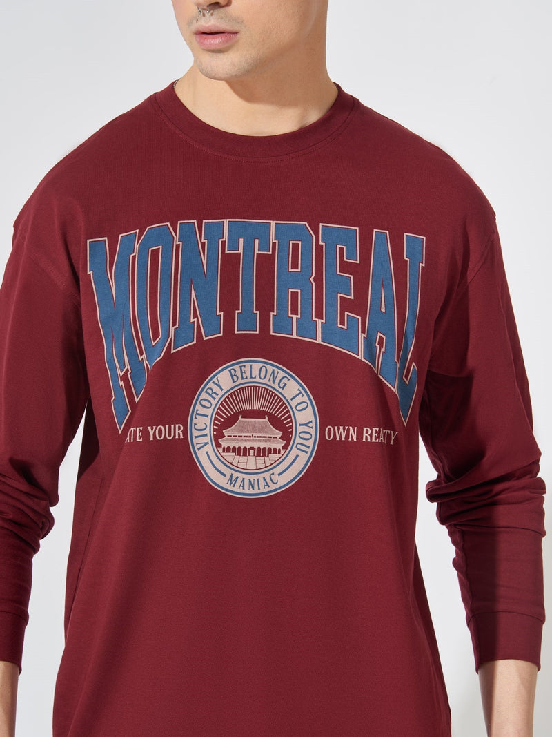 Montreal Wine Oversized T-Shirt