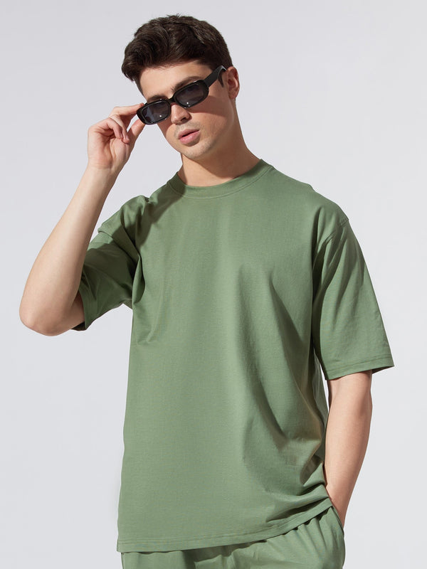 Hunter Green Oversized T-Shirt