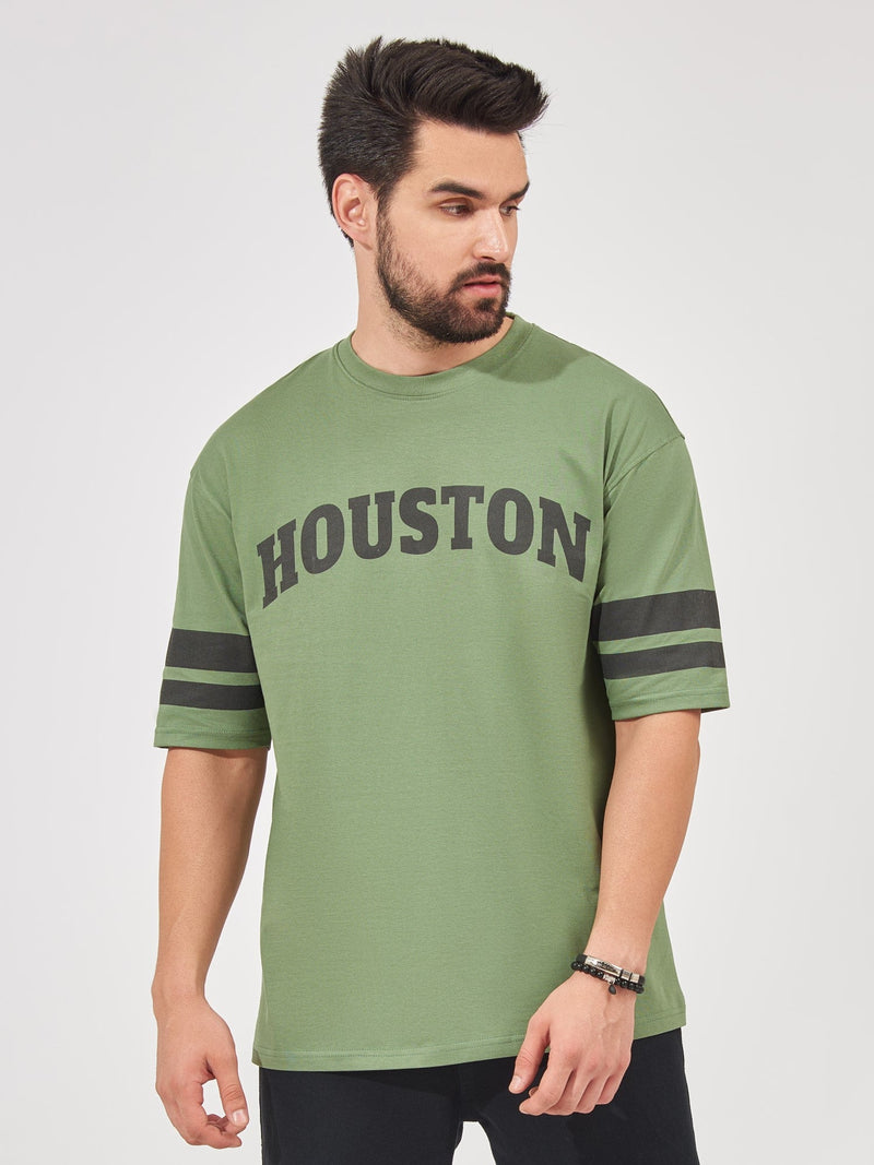 Houston Hunter Green Oversized T-Shirt