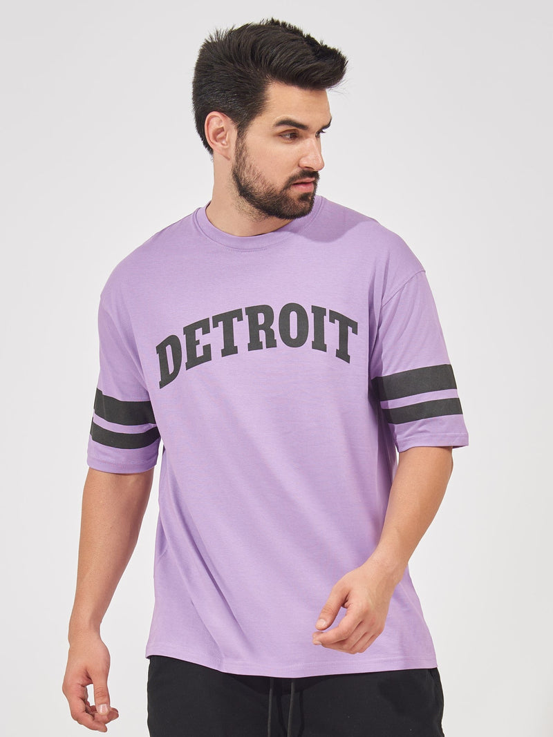 Detroit Lavender Oversized T-Shirt