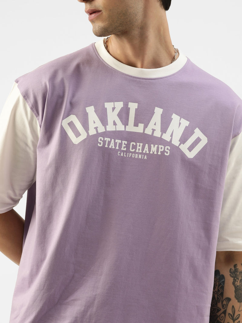 Oakland Lite Lavender Oversized T-Shirt