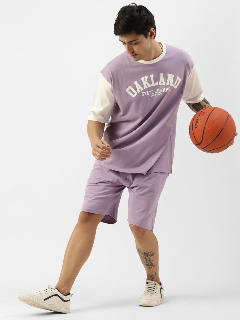 Oakland Lite Lavender Oversized T-Shirt