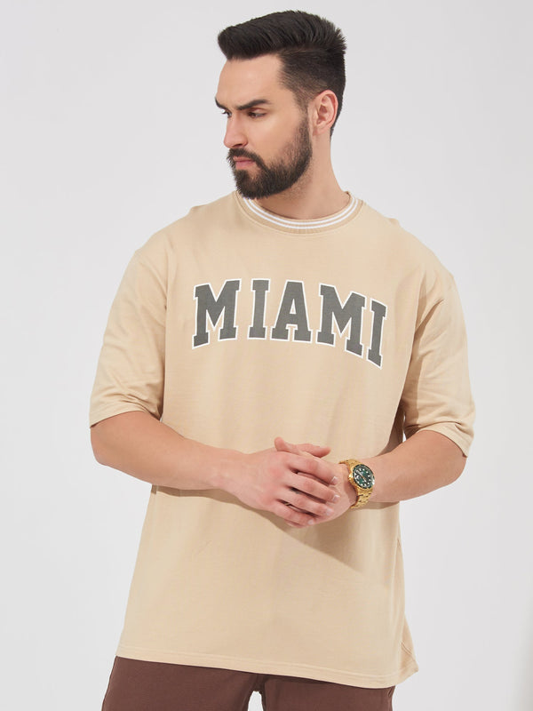 Miami Butterscotch Oversized T-Shirt
