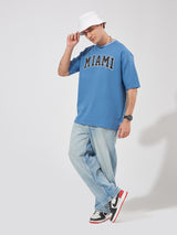 Miami Denim Blue Oversized T-Shirt
